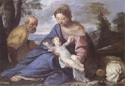 Simone Cantarini,Called Il Pesarese Rest on the Flight into Egypt (mk05) oil painting picture wholesale
